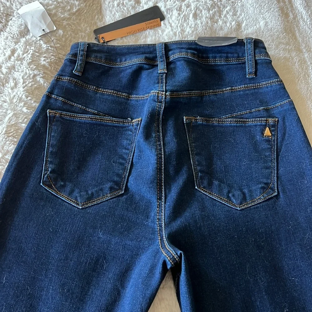 LaLa Anthony Skinny High Rise Jeans - Picture 4 of 6